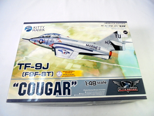 キティホーク 1/48【TF-9J (F9F-8T) COUGAR】#KH80129 軍用機