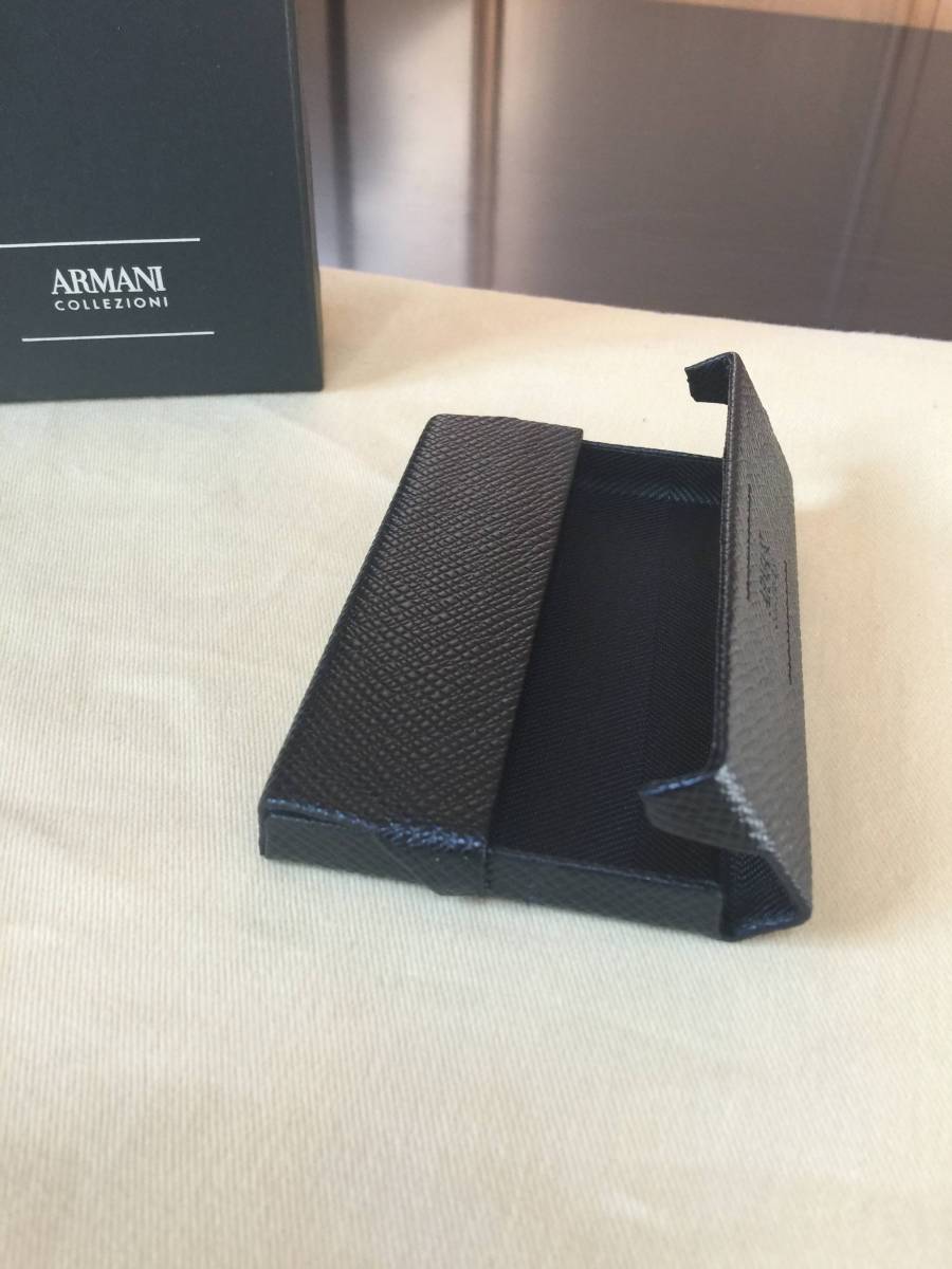 新品・未使用】ARMANI COLLEZIONI アルマーニ コレッツォーニ/名刺入れ 