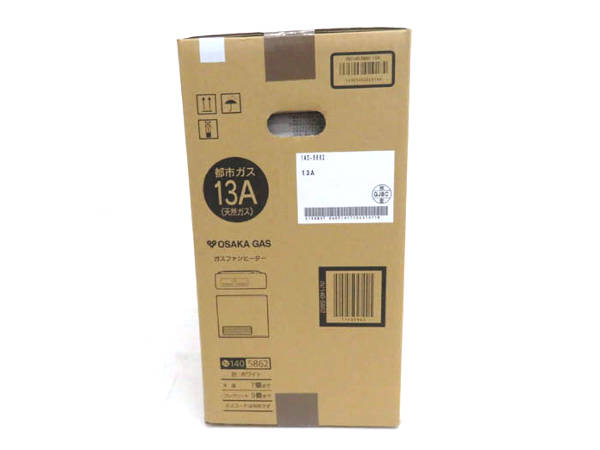 □同梱NG□ 1円 未使用 大阪ガス N140-5862 ガスファンヒーター