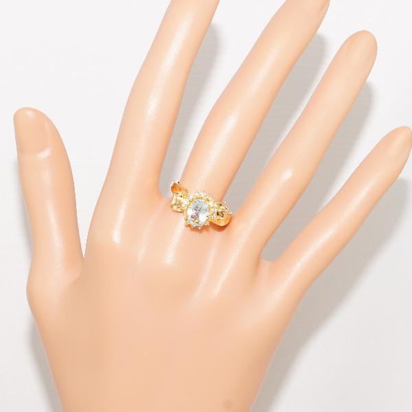 1円~訳ありアウトレット K18 リング 11.5号 アクアマリン ダイヤ 最落なし☆0315 1円~訳ありアウトレット K18 リング 11.5号 アクアマリン ダイヤ 最落なし☆0315