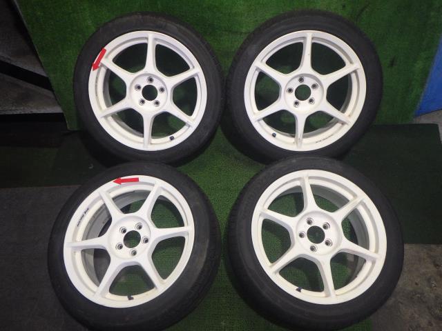 BuddyClub P-1 Racing 17インチ アルミ 4本セット 17X7JJ PCD100/5H + 