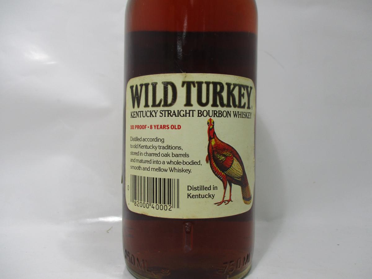 WILD TURKEY/ ワイルドターキー 8年 旧ボトル ウィスキー バーボン 箱 