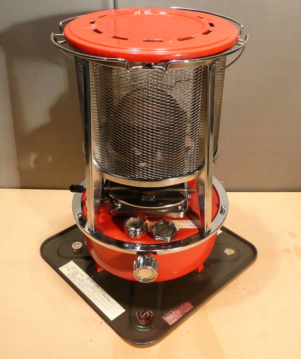 石油ストーブ KSPー1 赤フジカ 昭和レトロ （動作未確認）現状品