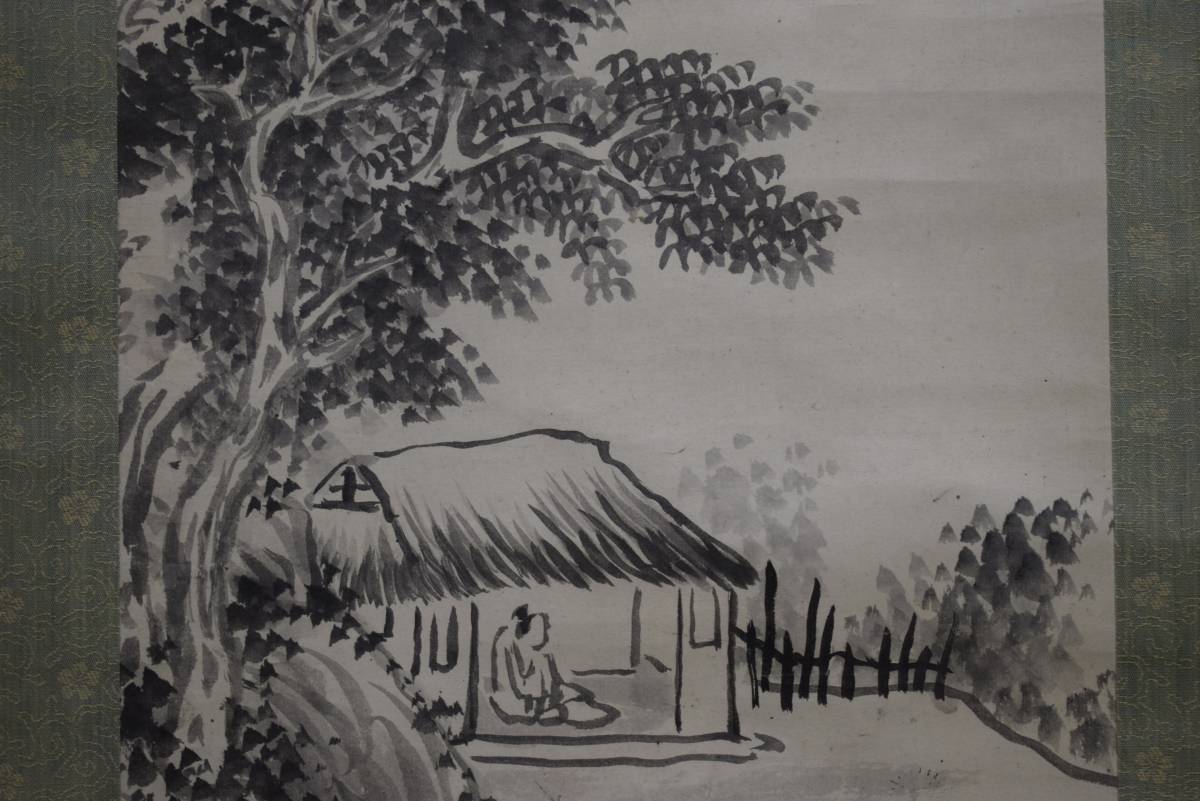 真作/藤谷雅春/春景図/山水図/布袋屋掛軸A-708 福田半香 秋景山水図｜古美術・掛け軸の販売・買取・鑑定-松本松栄堂