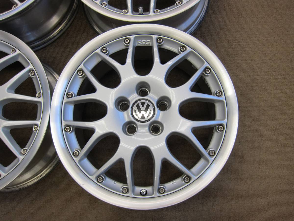 A-23 VW ゴルフ4純正 BBS 16×6.5J ET42 PCD100 5H 4本