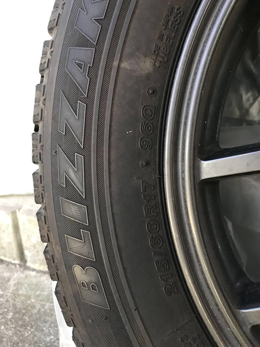 ブリヂストン スタッドレスタイヤ レボGZ 215/60R 17_2