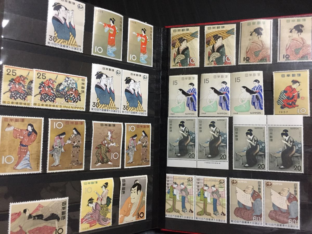1円スタート 日本切手 おまとめ レア物 ビードロなど(切手趣味週間)｜売買