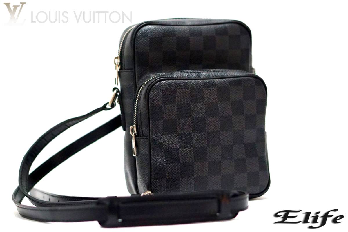 【美品/正規品 】ルイ・ヴィトンダミエ・グラフィット/レム/ショルダー/バッグ/メンズ/定価約14万/1円スタート 