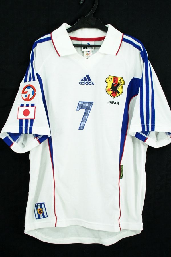 r1_9663 ADIDAS アディダス製 EQUIPMENT 中田ヒデ#7 サッカー 日本代表 ユニフォーム 大きいサイズ O