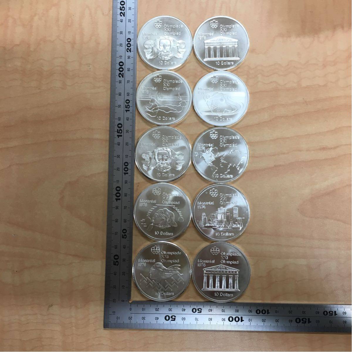 カナダ 10ドル 1976年カナダ銀貨 銀貨 モントリオールオリンピック世界 