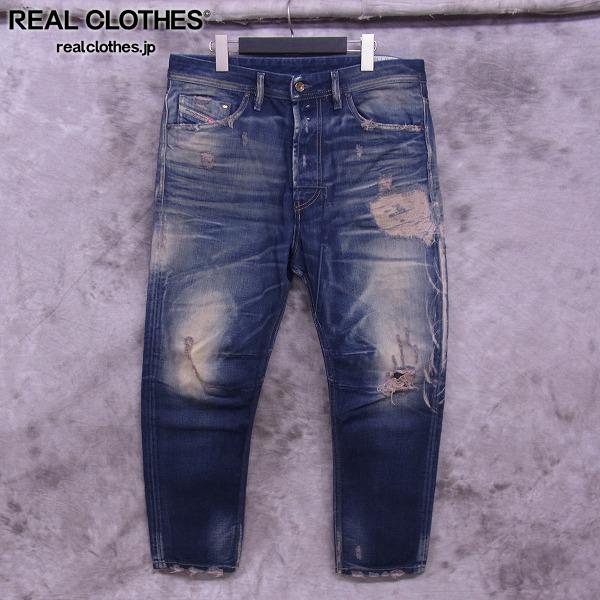  DIESEL/ディーゼル NARROT ダメージ加工 デニムパンツ W31/L32 /UP8(W31)｜売買されたオークション情報、yahooの商品情報をアーカイブ公開 - オークファン 男性用