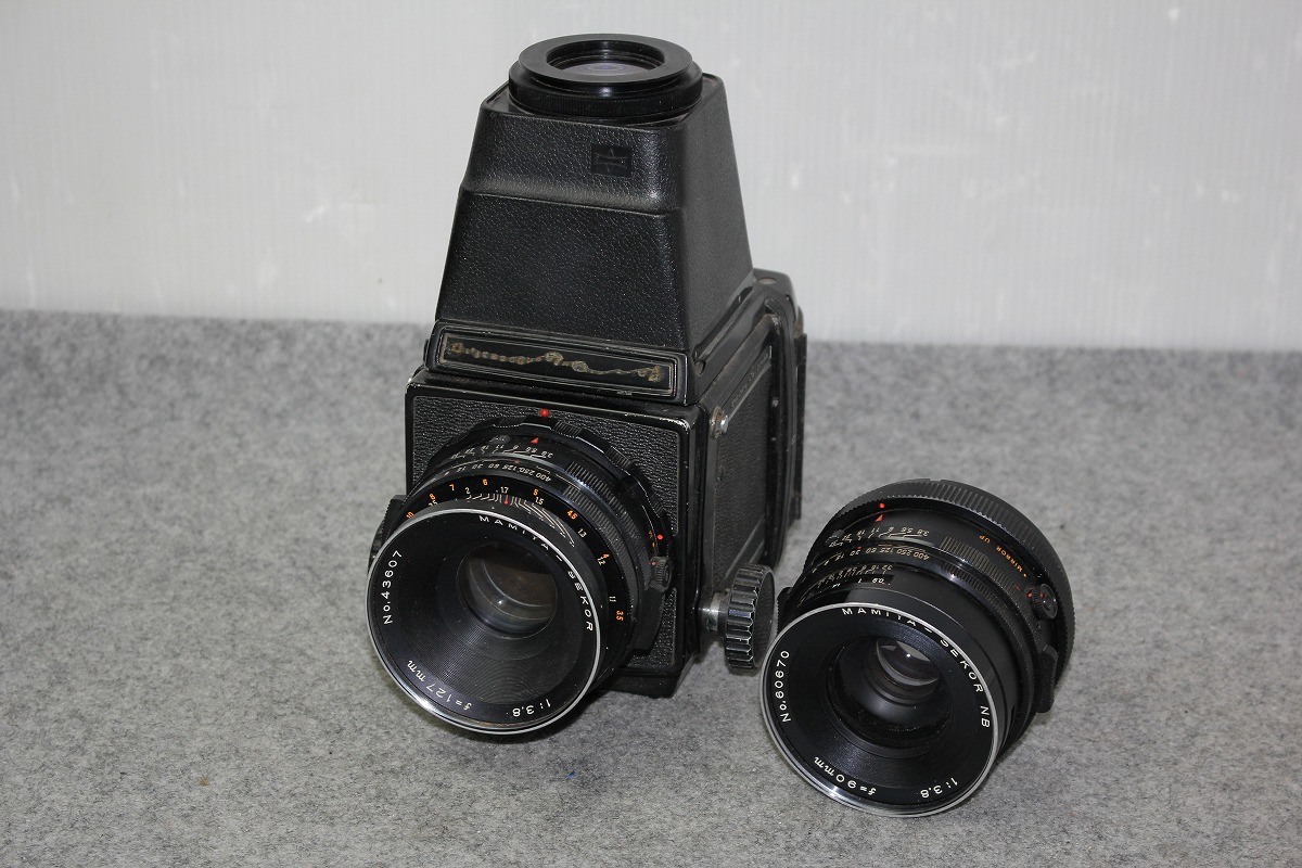 MAMIYA フィルムカメラ レンズ2本付き 安心販売中 MAMIYA PROFESSIONAL レンズ2本付き 現状品 【公式通販】