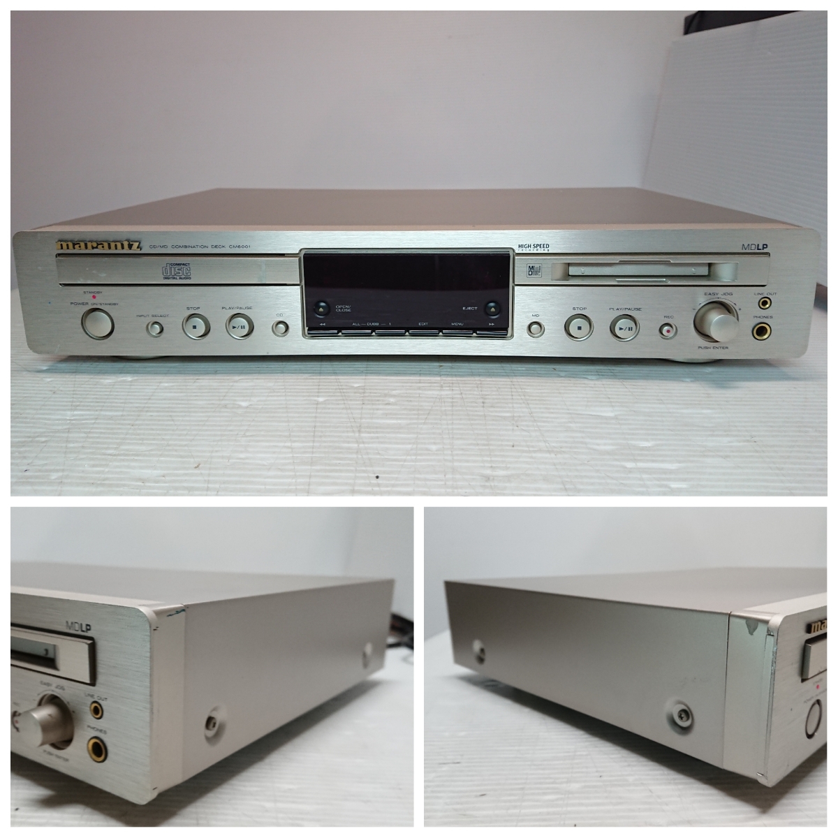 MARANTZ CD⁄MDデッキ CM6001 2008年製 Marantz CM6001の仕様 マランツ