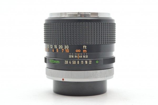 ◆ Canon キヤノン CANON LENS FD 100mm F2.8 単焦点 望遠レンズ 小型軽量 FDマウント 交換レンズ 一眼レフ用 送料無料