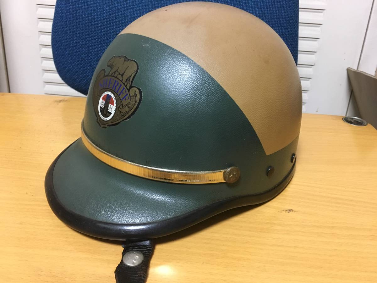 ポリス ヘルメット BELL TOPTEX ☆ベル ジョッキー ビンテージ bellの
