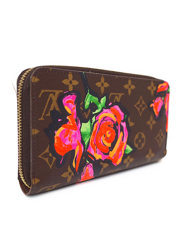 中古 【LOUIS VUITTON】ルイヴィトン『モノグラム ローズ ジッピー 