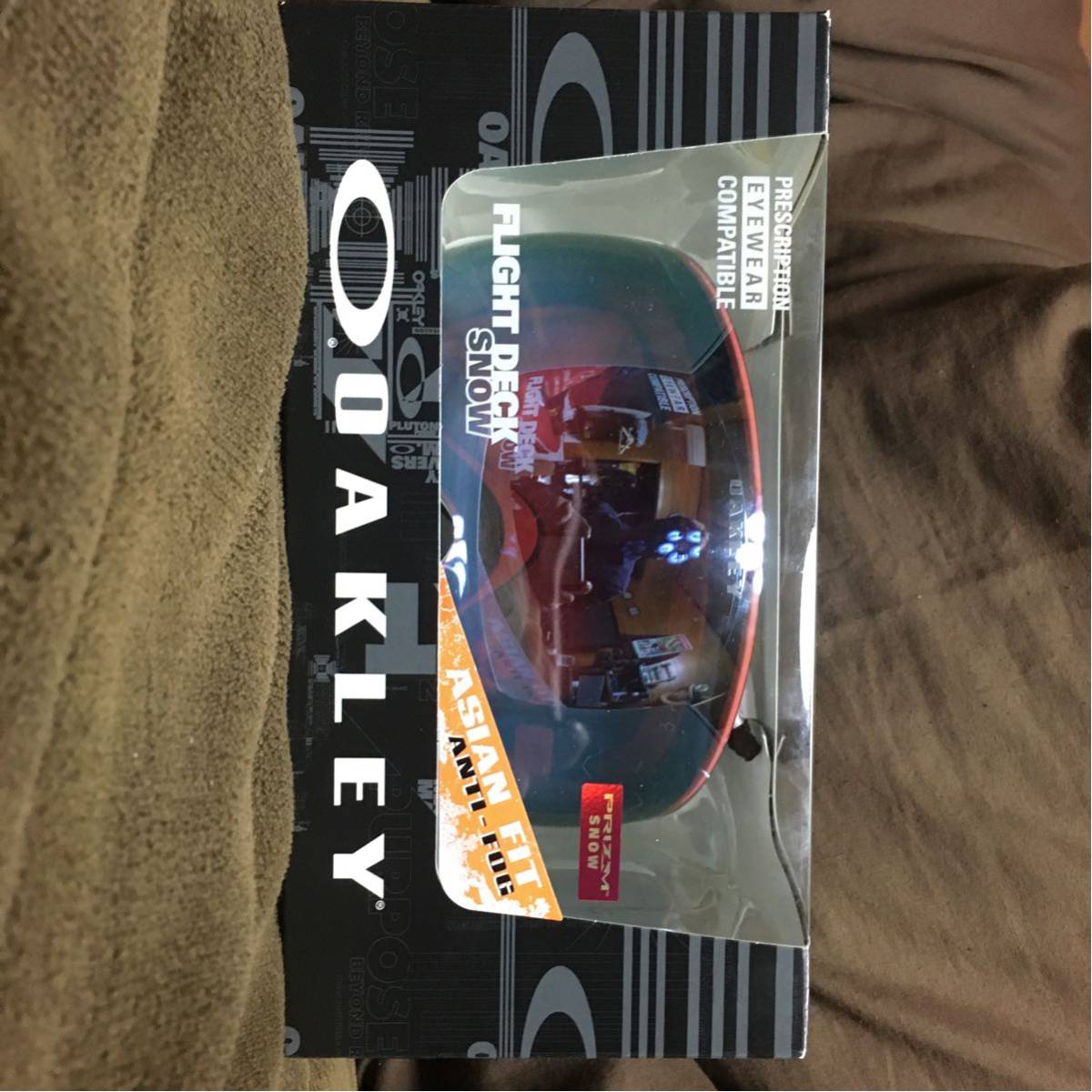 店頭引き取り限定OAKLEYフライトデッキスノーゴーグルFLIGHT