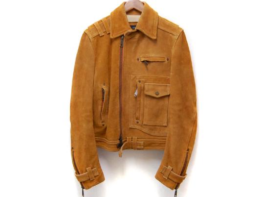 500円～売り切り!! DSQUARED2 ディースクエアード スエード ライダース