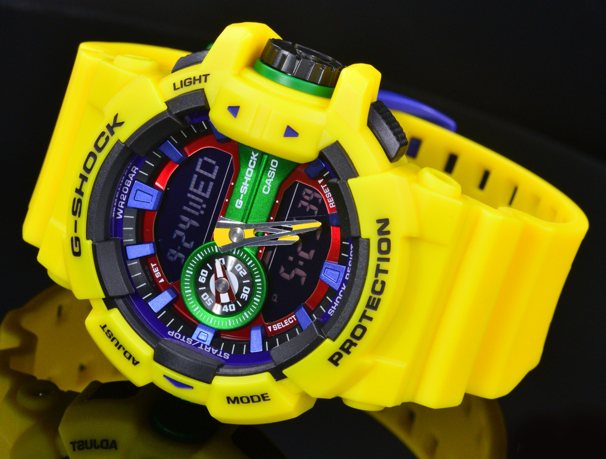 【1円】【新品正規品】G-SHOCKカシオCASIOGショックGSHOCKハイパーカラーズイエローブラックメンズダイバーレディース腕時計ギフト