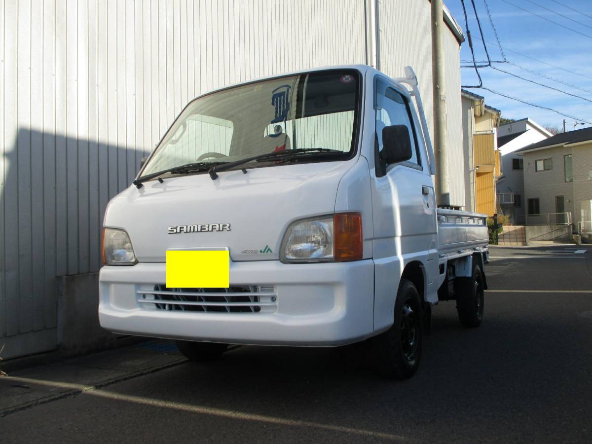 サンバートラック スバル エアコン TB パートタイム4WD 5速MT 4WD の 