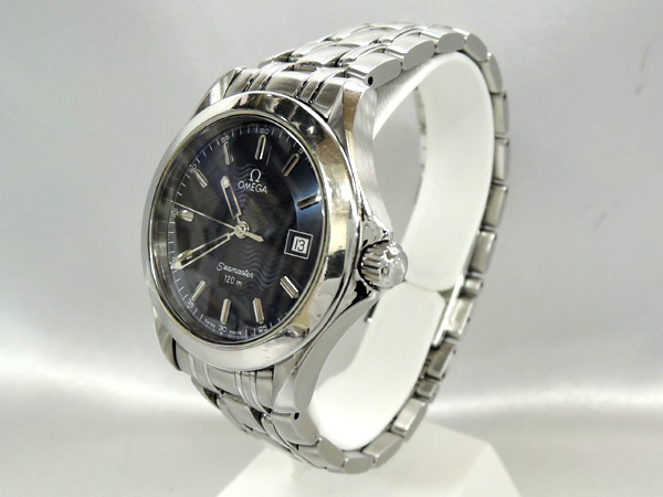 OMEGA オメガ シーマスター 120M 2511.81 ネイビー メンズ 時計