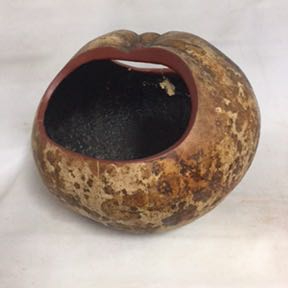 瓢箪 ふくべ 炭斗 茶道具 漆塗り 漆器 直径34cm 高さ24cm