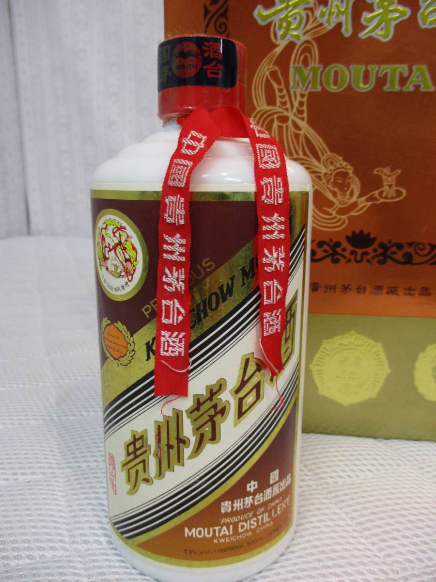 古酒】 貴州芽台酒 マオタイ酒 天女ラベル 未開栓 500mml アルコール