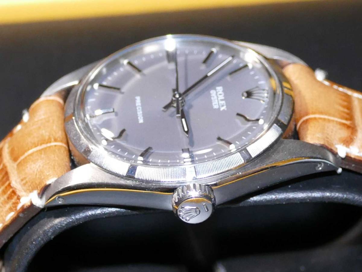 ROLEX OYSTER PRECISION 6427 手巻き グレー文字盤 Rolex Oyster