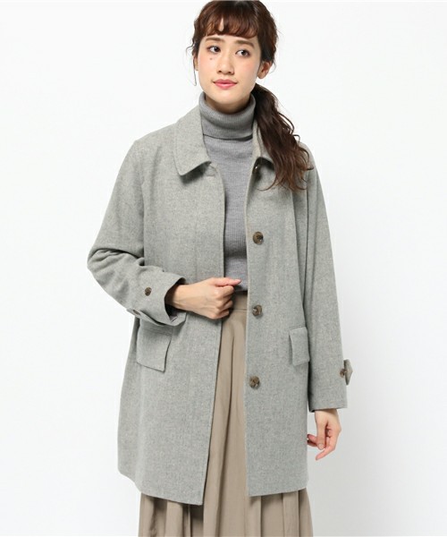 安い，HOT 2016 MARGARET HOWELL Soft Wool Coating ウールステンカラーコート サイズ1 ハイクラスクリーニング済(コート)｜売買されたオークション情報、yahooの商品情報をアーカイブ公開 - オークファン 女性用