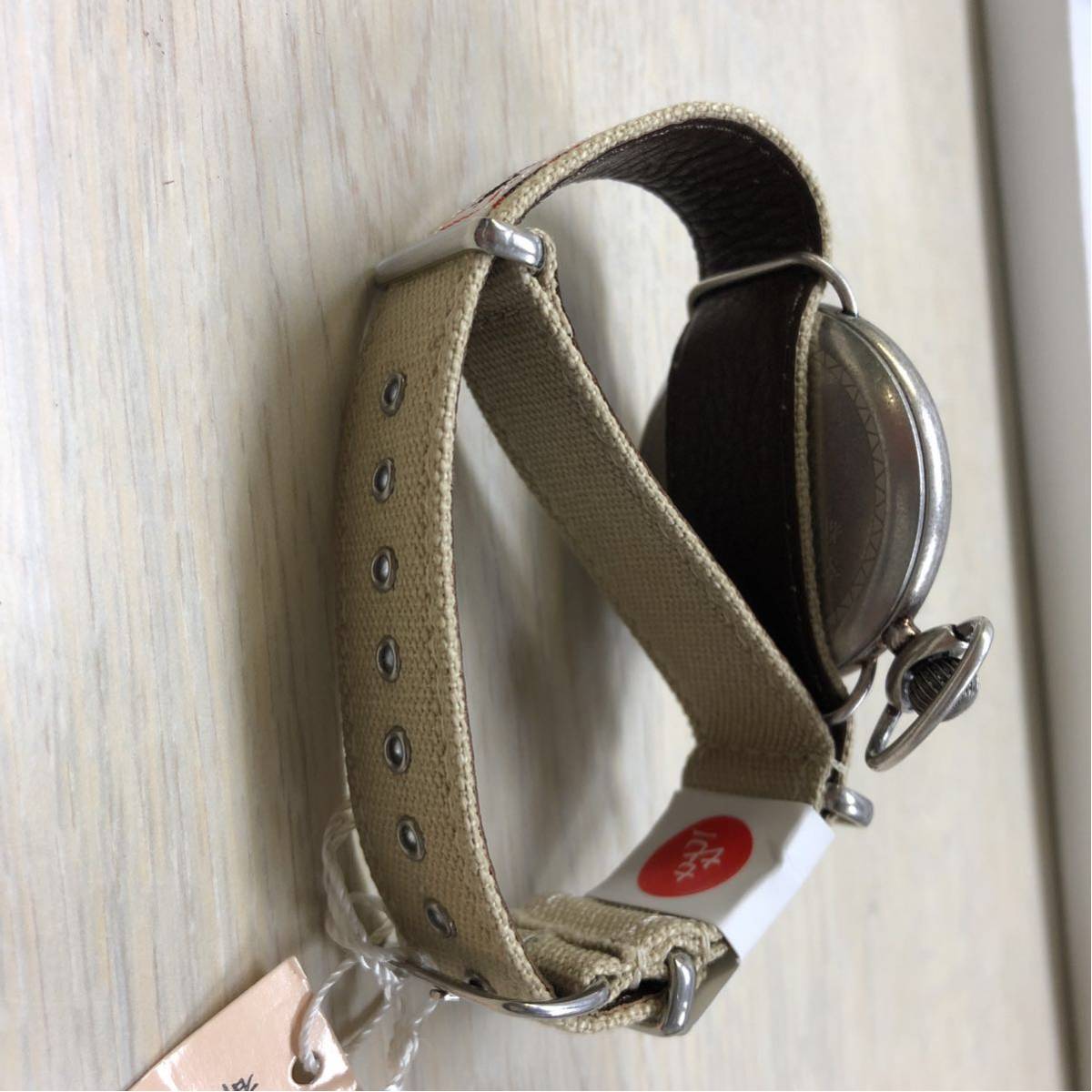 京都 一澤 帆布生地ベルト 腕時計 非売品おまけ付 希少 日本製 喜一澤