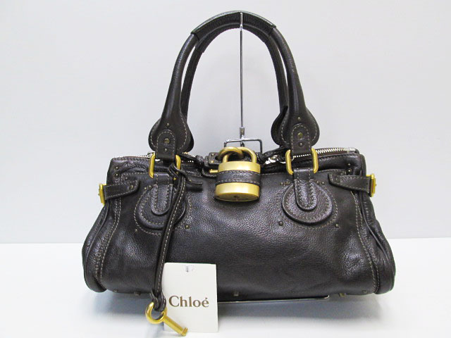 希少 ☆美品☆Chloe クロエ パディントン レザー ハンドバッグ 希少 ☆美品☆Chloe クロエ パディントン レザー ハンドバッグ