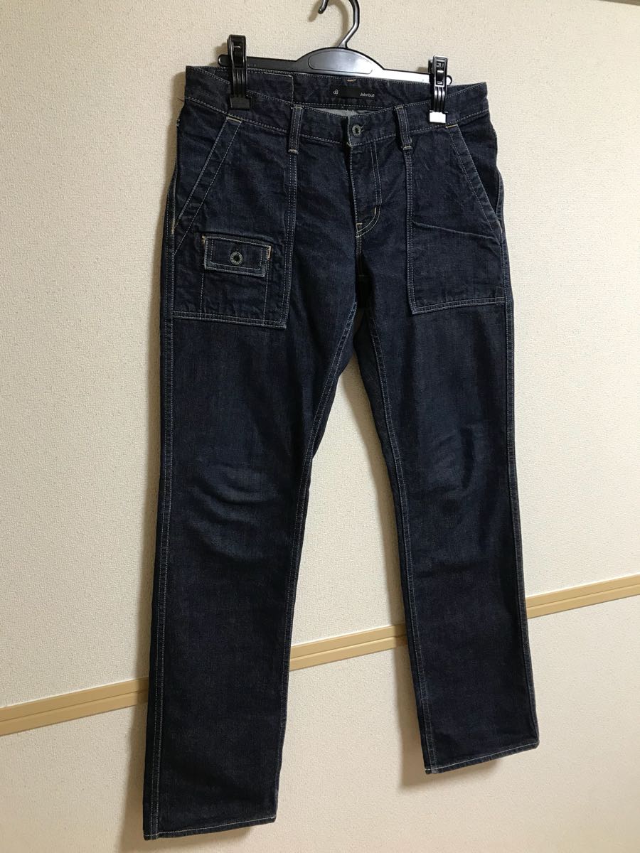 ジョンブル JOHNBULL デニム ブッシュパンツLL インディゴ カーゴ 