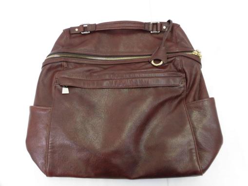 1円～美品◆aniary アニアリ　レザー　ハンド　ショルダー　トートバッグ　2WAY ボルドー　赤系　 銀座屋◆