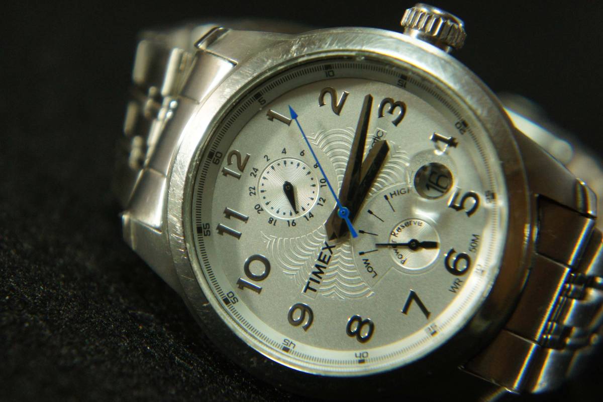 TIMEX 裏スケルトン オートマチック 自動巻き/手巻き アナログ デイト 