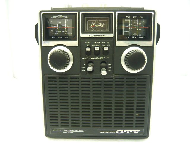 東芝「SOUND750 SSS」\u002770年代2バンドラジオ RP-727F 00171 
