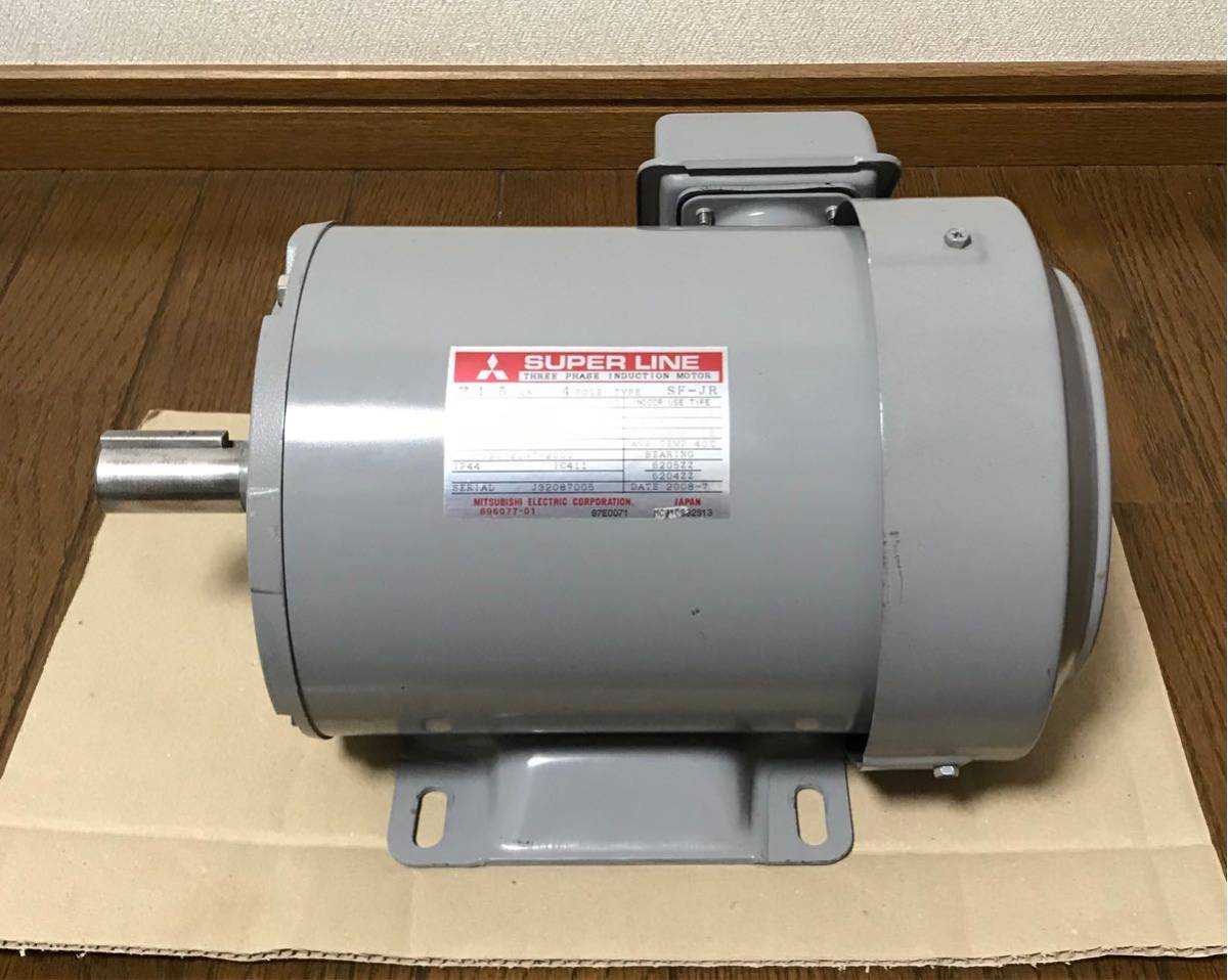 三菱電機 SF-JR 0.4kw 4P 200V モーター 400W 標準モータ 未使用品 □