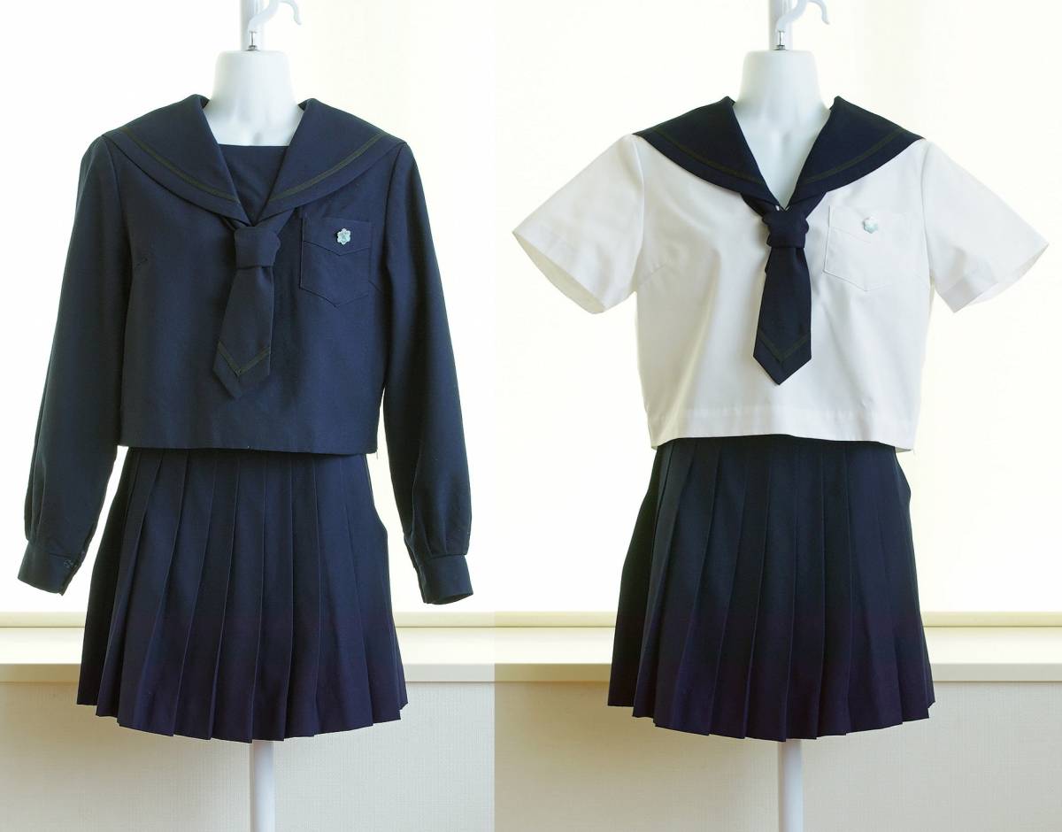 ☆北海道札幌啓北商業高校 [旧制服] 冬夏セーラー服 もう出てこない 