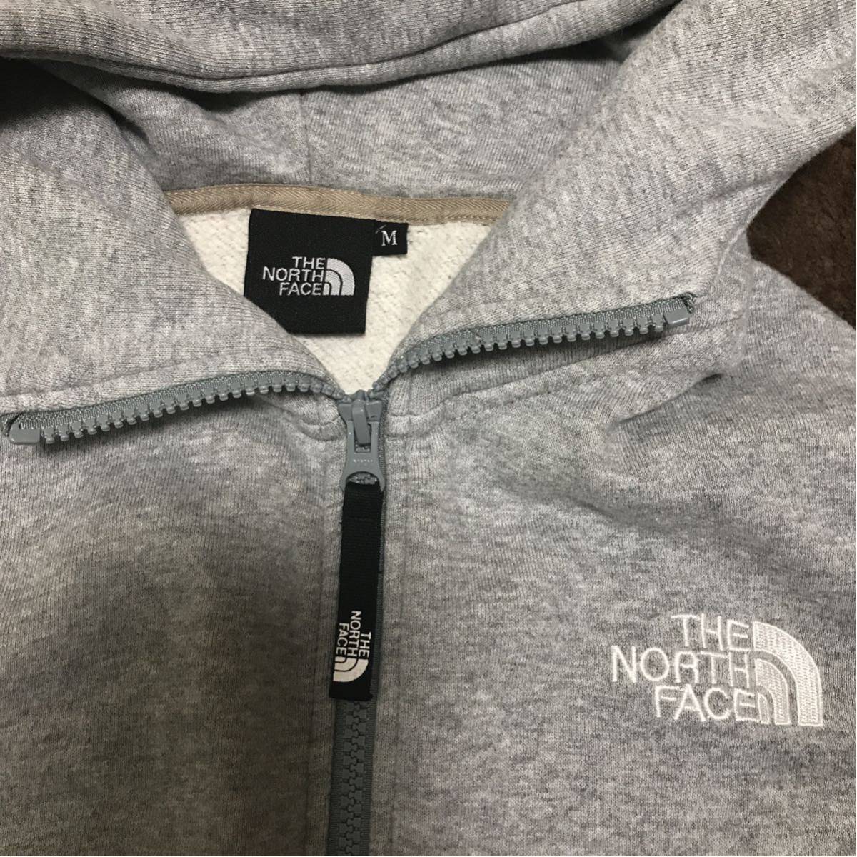 ノースフェイス パーカー グレーM