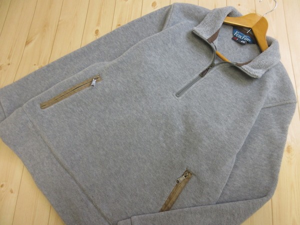 ◎大人気！防寒◆Foxfire フォックスファイアー★フリースジャケット ポーラテック/POLARTEC 厚手 軽くてあたたかい！メンズ グレー★L