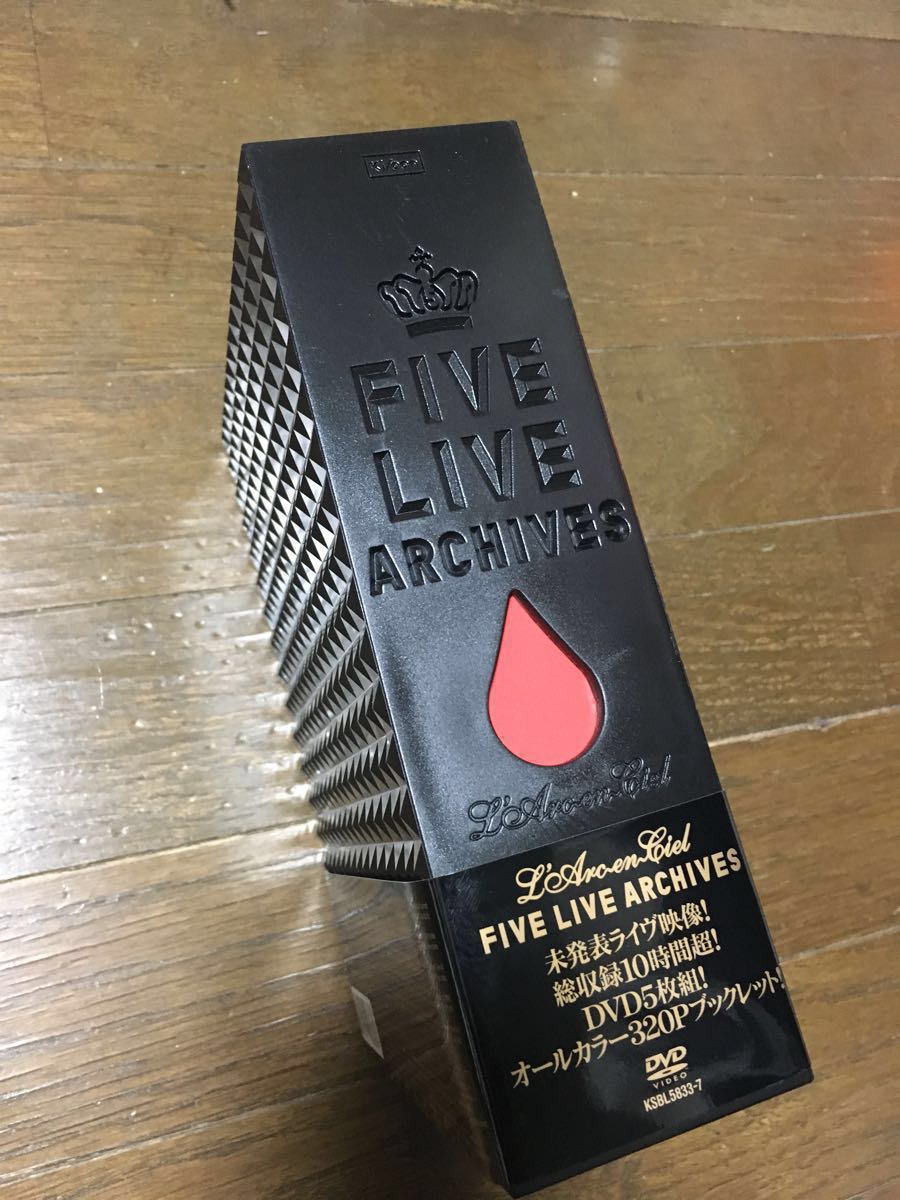 美品】L'Arc-en-Ciel FIVE LIVE ARCHIVES L\u2019Arc~en~Ciel 美品】L'Arc-en-Ciel FIVE LIVE ARCHIVES L\u2019Arc~en~Ciel