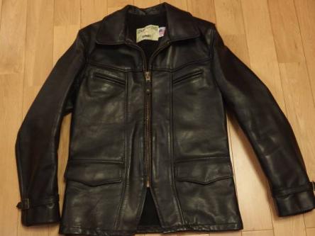 ★ショット SCHOTT★689H 馬革ホースハイド 襟付き レザーシングルライダースジャケット★R50326051A 米国製Schott レザー ライダースジャケット 黒 32 ホースハイド