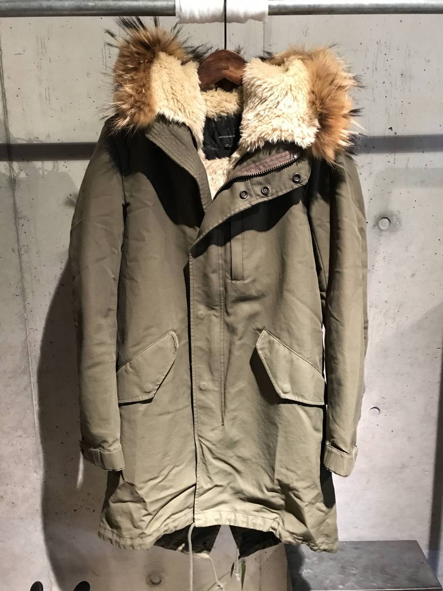 RAG AMERICAN CIE アメリカンラグシー モッズコート 美品 ファー