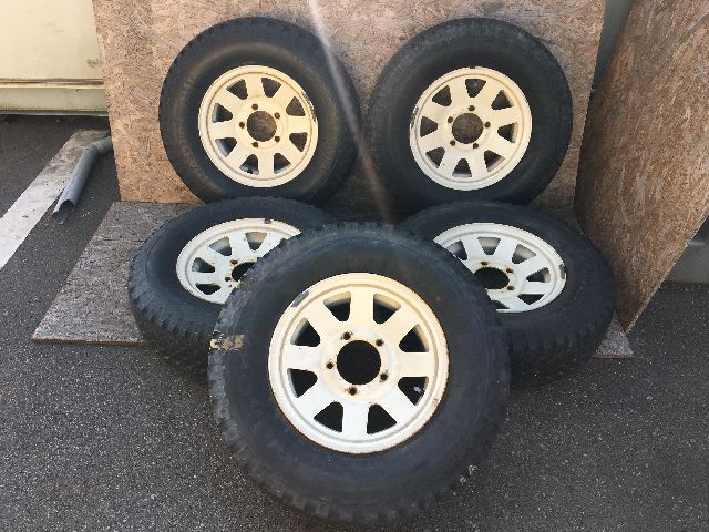 三菱ジープ タイヤ・ホイール5本セット ☆ジムニー