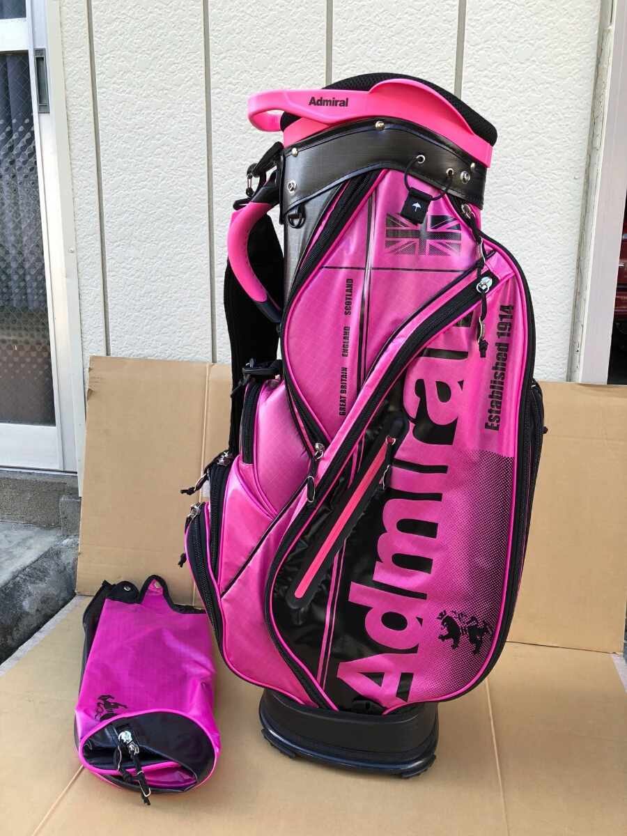 アドミラルゴルフキャディバック 中古 美品 9型 46インチ対応 
