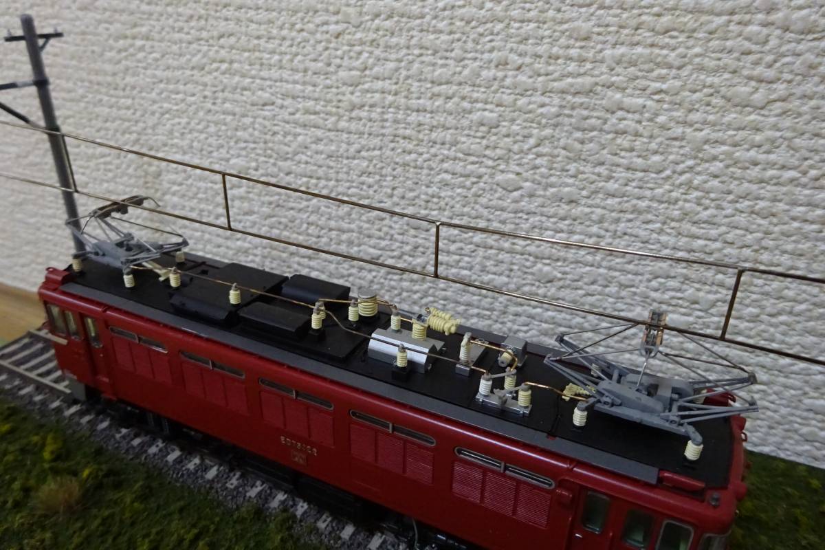 HOゲージ 車両展示台・ジオラマ （クリアケース付） ハンドメイド HO