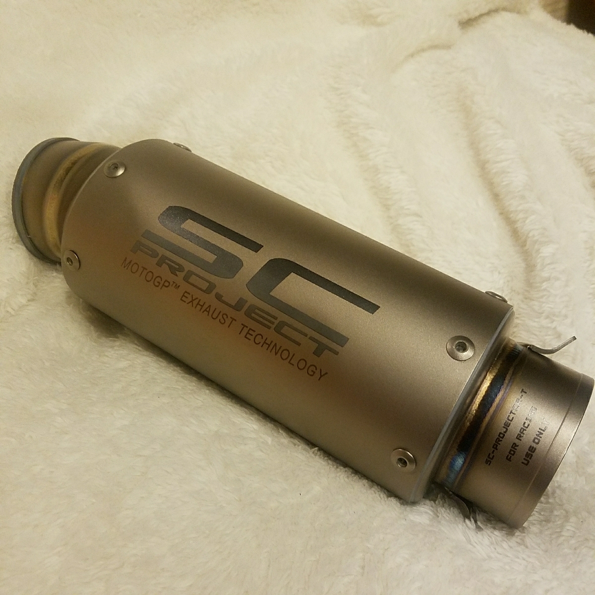 60.5mm 50.8mm 汎用 チタンサイレンサー Z1 Z2 MT-09 MT-07 GPZ900