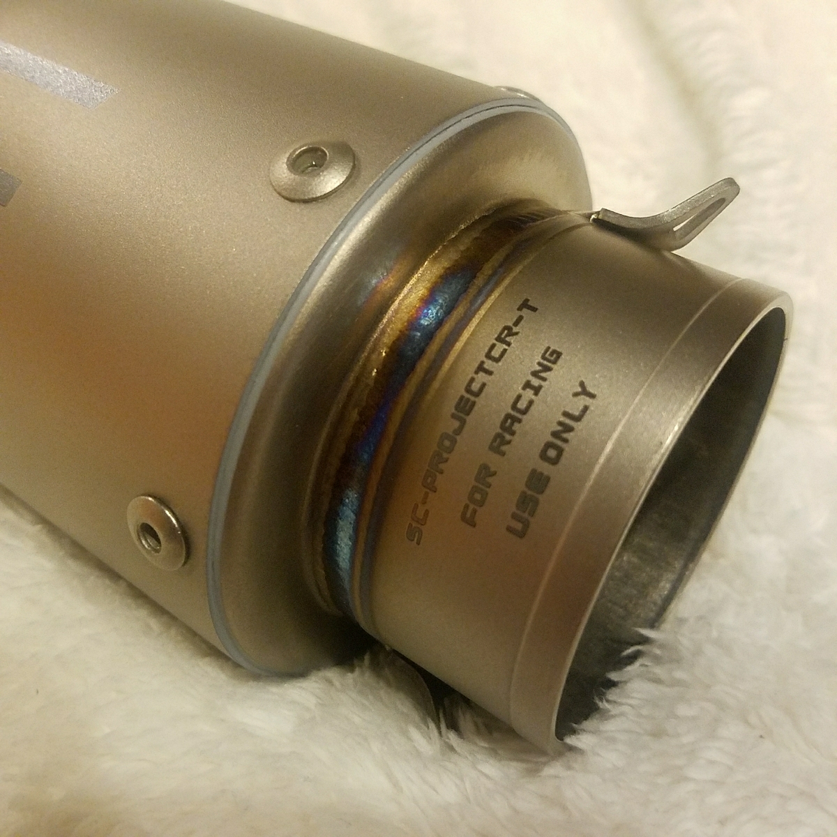 60.5mm 50.8mm 汎用 チタンサイレンサー Z1 Z2 MT-09 MT-07 GPZ900