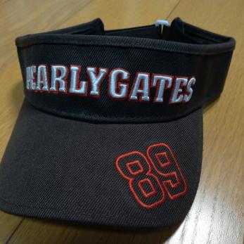 新品 正規 パーリーゲイツ キャンバス素材 サンバイザー 送料290円