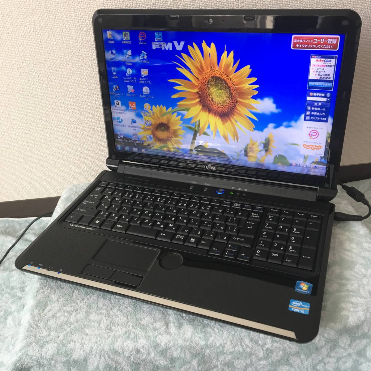 i5 Core LIFEBOOK 富士通 2520M Intel i5-2520M 4GB FMV Dell 0 AH56⁄D