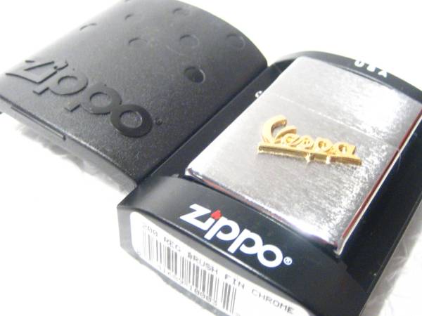 Spiral】べスパ/Vespa Zippo・ジッポライター/シルバー 新品/ べスパ